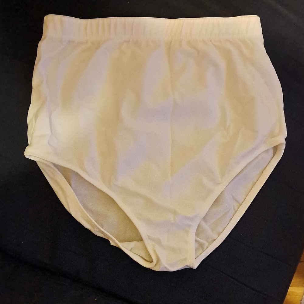 Vintage White Danskin Dance Panty Cover